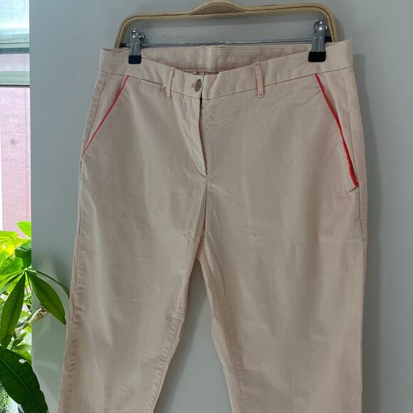 Gap Pink Broken In Straight Khaki Pants Size 10 - Picture 2 of 5